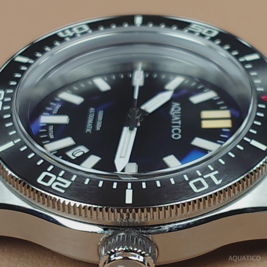 black dial Tritium T100 Automatic Watch