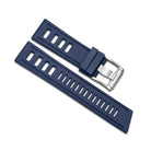 24MM BLUE FKM RUBBER STRAP WITH STEEL BUCKLE aquaticowatchshop