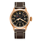 Aquatico Big Pilot 43mm Bronze Black Dial Watch aquaticowatchshop