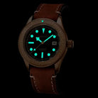 Aquatico Bronze Sea Star Black Dial Watch (Bronze Bezel) aquaticowatchshop