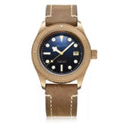 Aquatico Bronze Sea Star Blue Dial Watch (Bronze Bezel) aquaticowatchshop