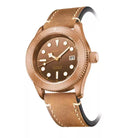 Aquatico Bronze Sea Star Brown Dial Watch (Bronze Bezel) aquaticowatchshop