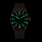 Aquatico Bronze Sea Star Green Dial Watch (NH35 No Date) aquaticowatchshop