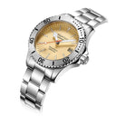 Aquatico Dolphin 39mm Automatic Dive Watch Bright Yellow Dial (NH35) aquaticowatchshop