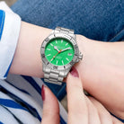 Aquatico Dolphin 39mm Automatic Dive Watch Green Dial (NH35) aquaticowatchshop