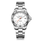 Aquatico Dolphin 39mm Automatic Dive Watch White Dial (NH35) aquaticowatchshop