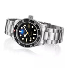 Aquatico Sea Star V2 Black Dial Ceramic Bezel Snowflake Hands Watch (NH35) aquaticowatchshop