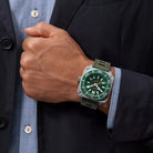 Aquatico Steel Man Green Dial Ceramic Bezel Watch (NH35) aquaticowatchshop