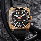 Aquatico Super Charger Bronze Black Dial Watch (NH35) aquaticowatchshop