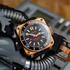 Aquatico Super Charger Bronze Black Dial Watch (SWISS MADE ETA2824-2) aquaticowatchshop