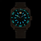 Aquatico Super Charger Bronze Blue Dial Watch (NH35) aquaticowatchshop