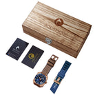 Aquatico Super Charger Bronze Blue Dial Watch (NH35) aquaticowatchshop