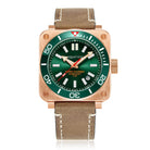 Aquatico Super Charger Bronze Green Dial Watch  (SWISS MADE ETA2824-2) aquaticowatchshop