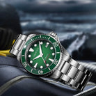 green mens watch