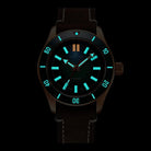 Super Star Bronze Tritium Green Dial(SWISS MADE ETA2824-2) No Date aquaticowatchshop